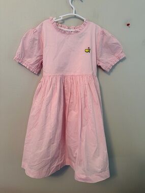 Masters Pink Ruffle Collar Kids Dress